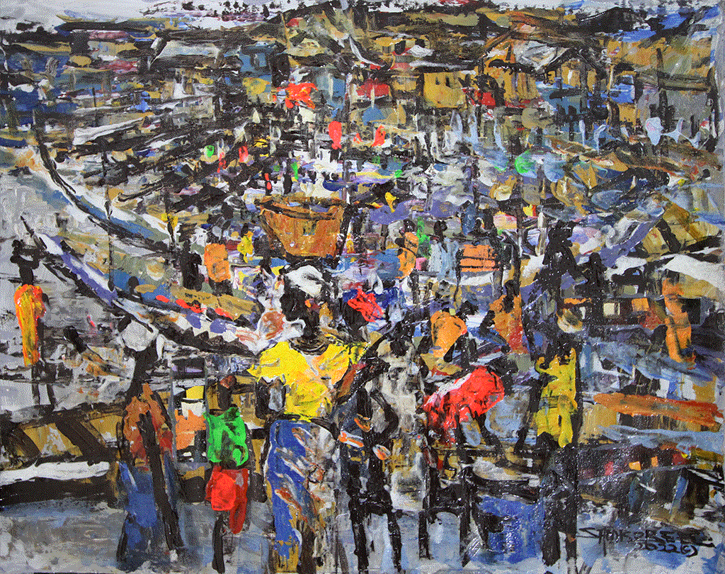 SAM KOBEE, Search for fish, 2022
