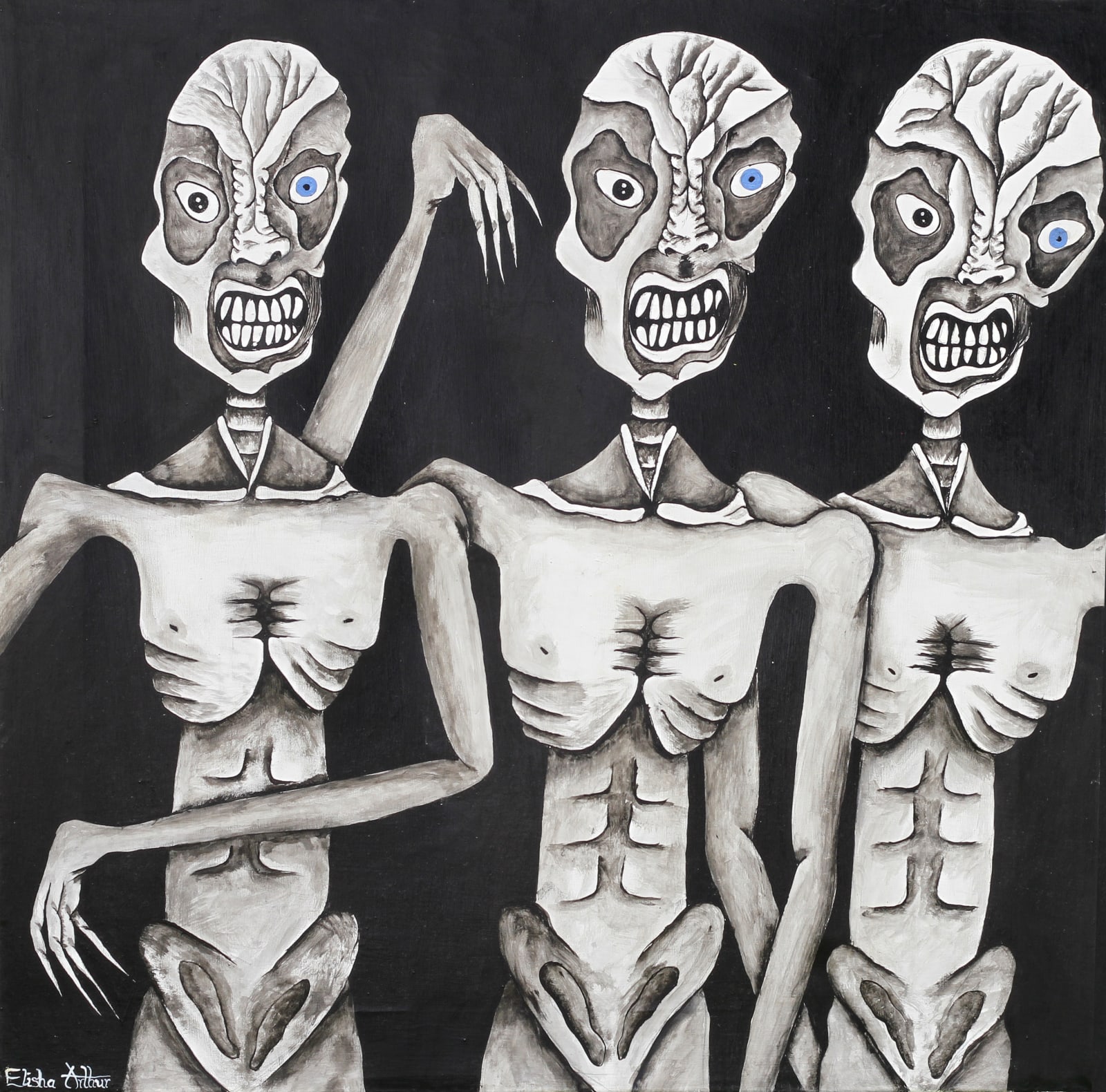 Elisha Arthur, The Skull Human, 2023