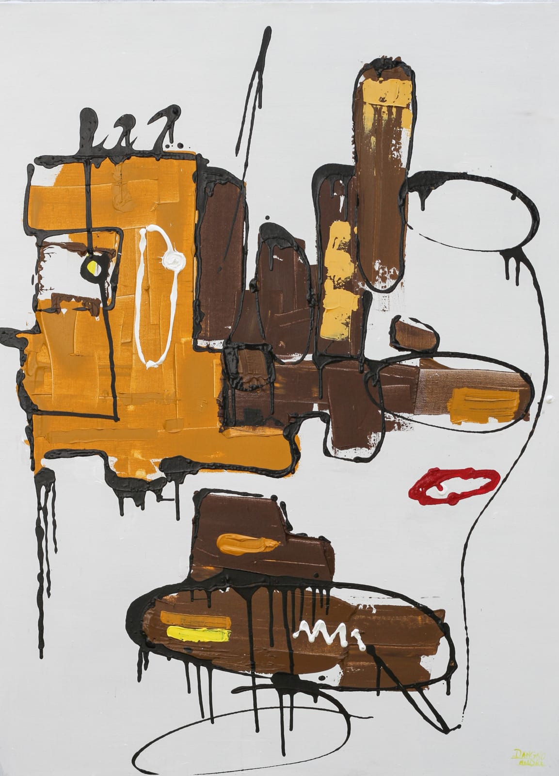 ANDRE DANGNO, Crazy Faces IV, 2024