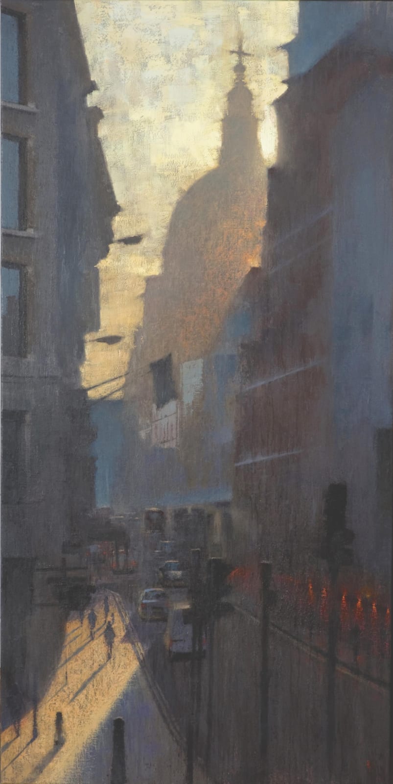 St Paul's from Cannon Street, Evening