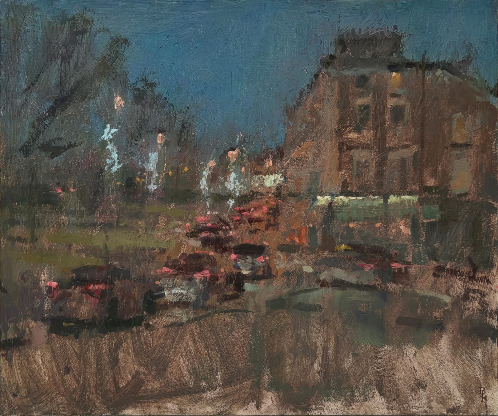 December Blue Hour, Royal Parade