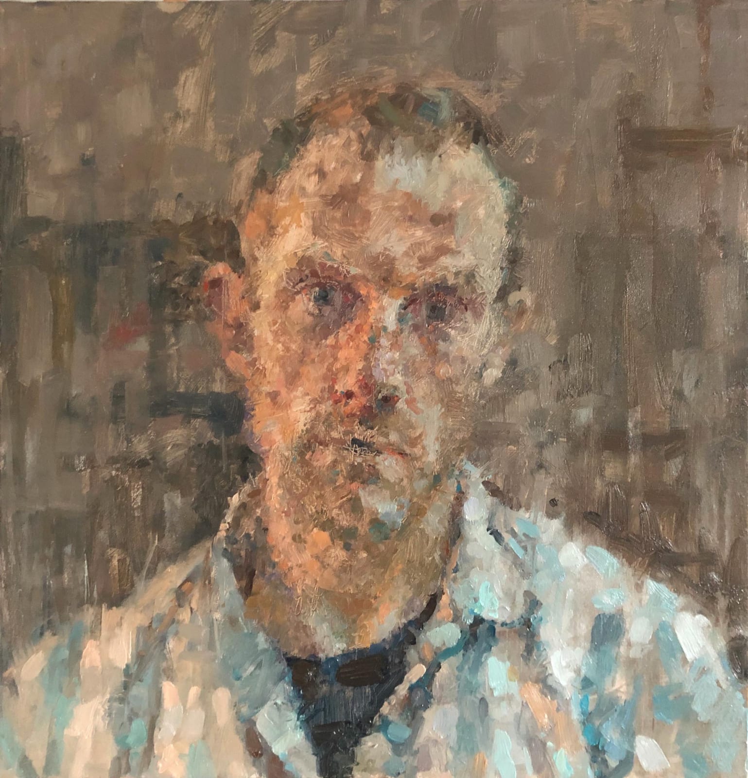 Self Portrait in Shirt