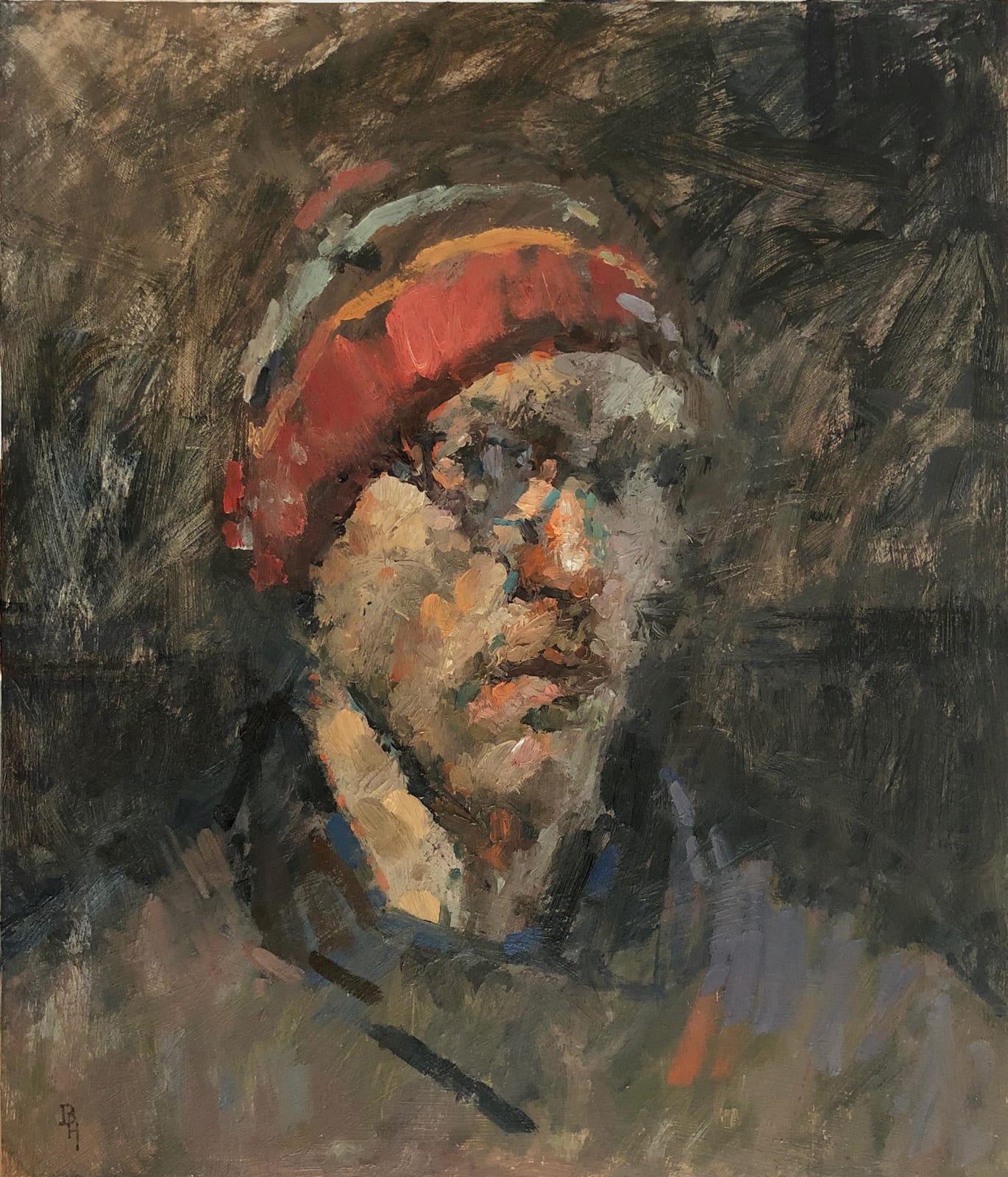 Self Portrait in Ski Beanie