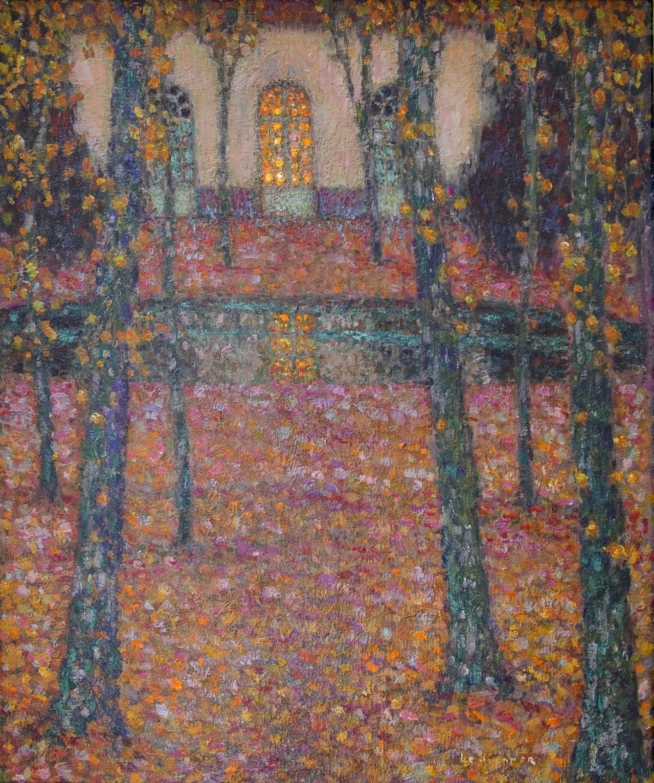 Henri Le Sidaner , Bassin de Trianon a L'Automne