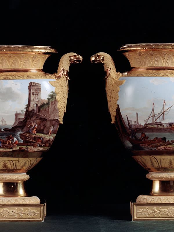 Pair of Berlin Vases, Circa 1815