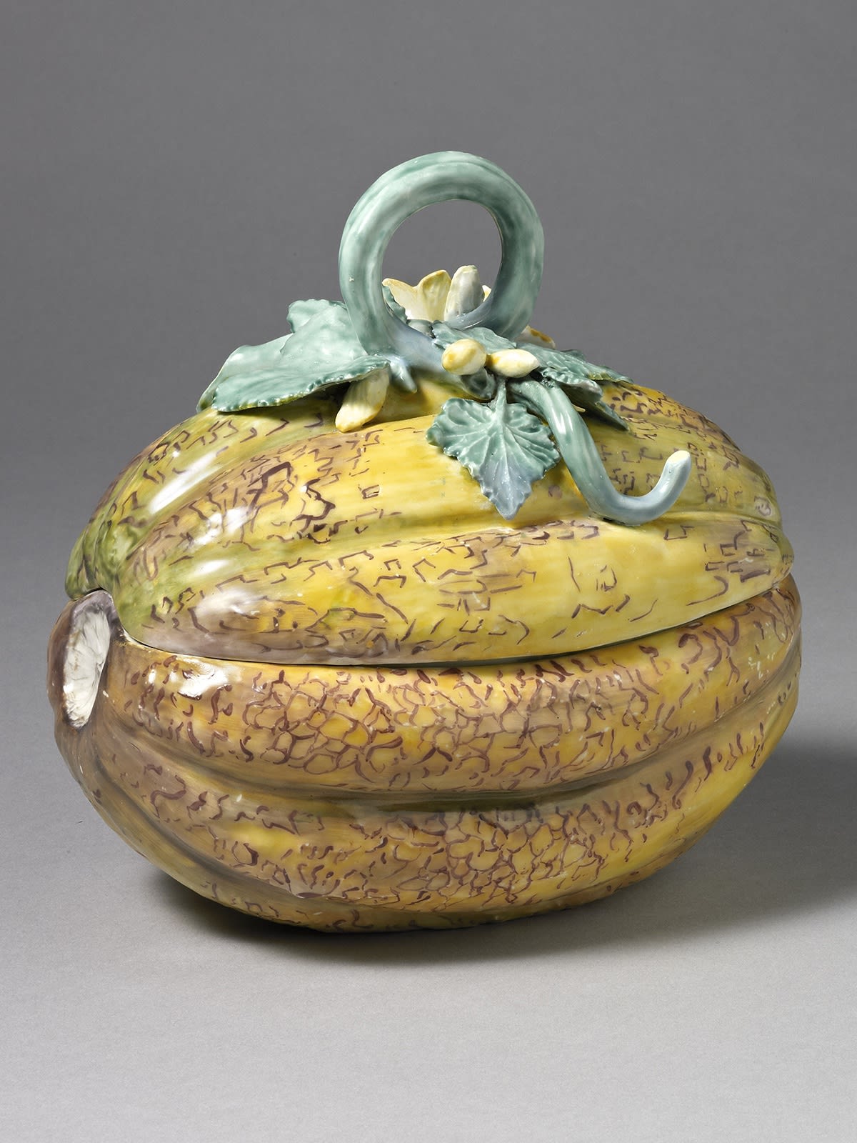 A Rare Chelsea Melon Tureen and Cover, Circa 1755