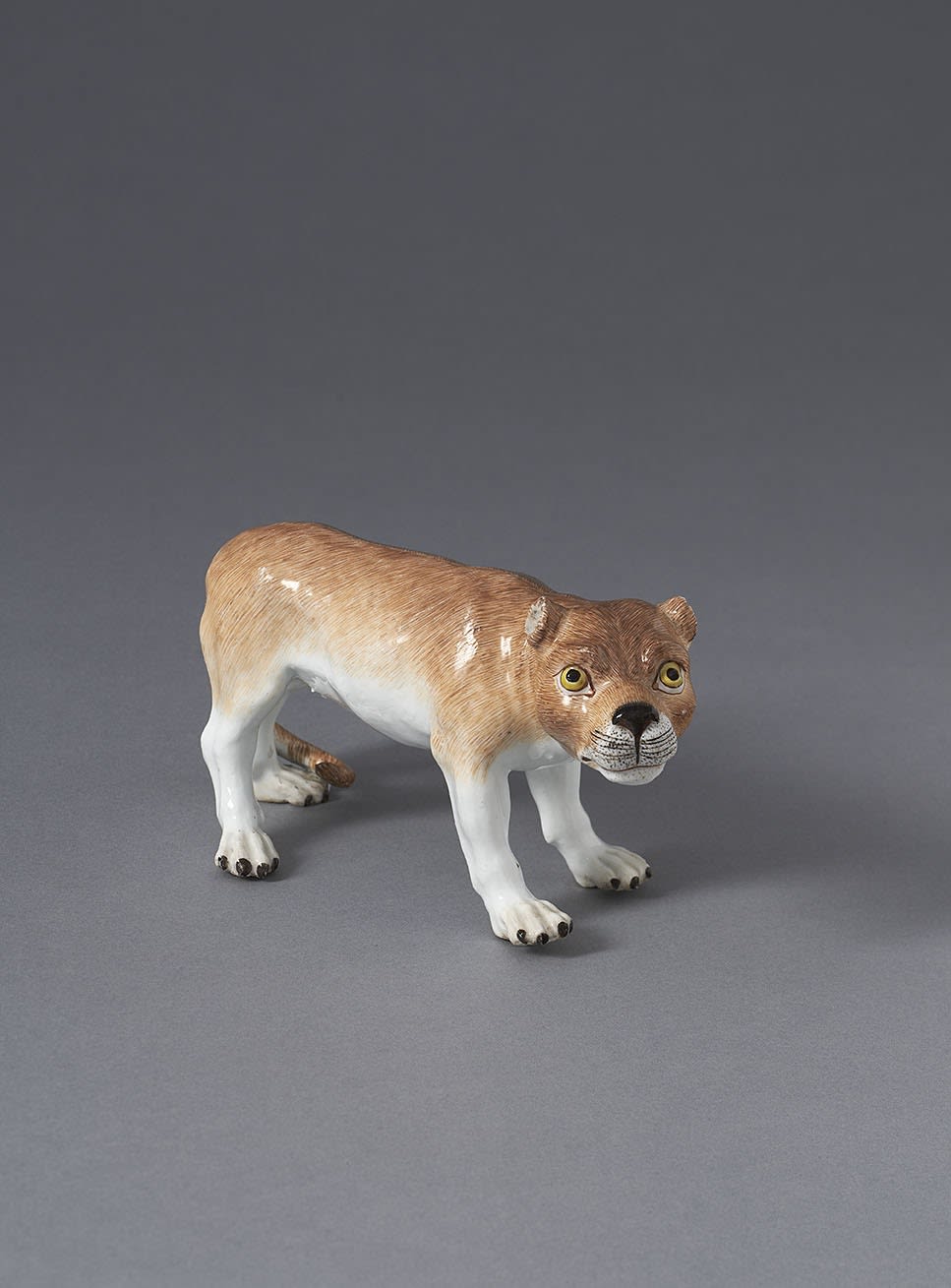 Meissen Lioness modelled by J.J.Kaendler, Circa 1740-45