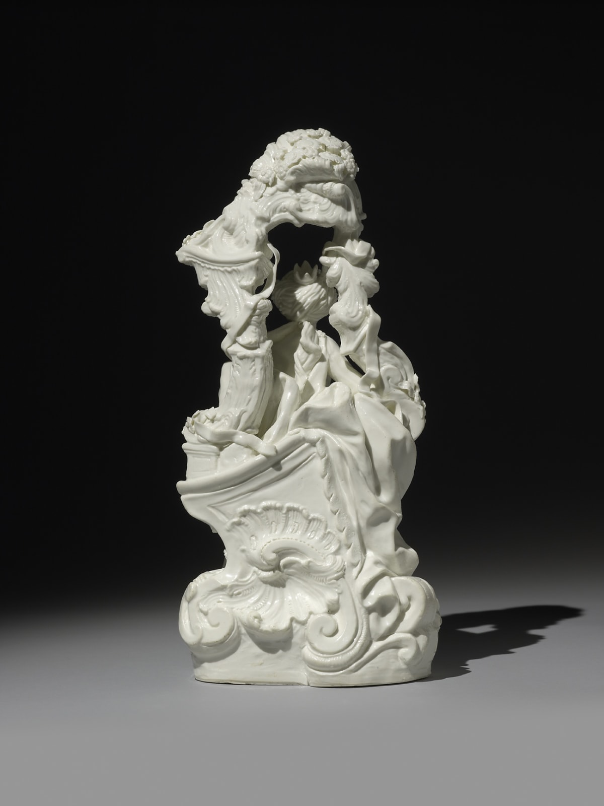 Alcora Porcelain Figure of a Turk, Circa 1750-60