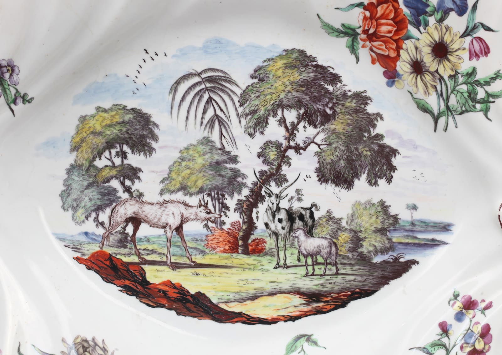 A very large and Important Chelsea Porcelain Silver Shaped Dish, Circa 1752