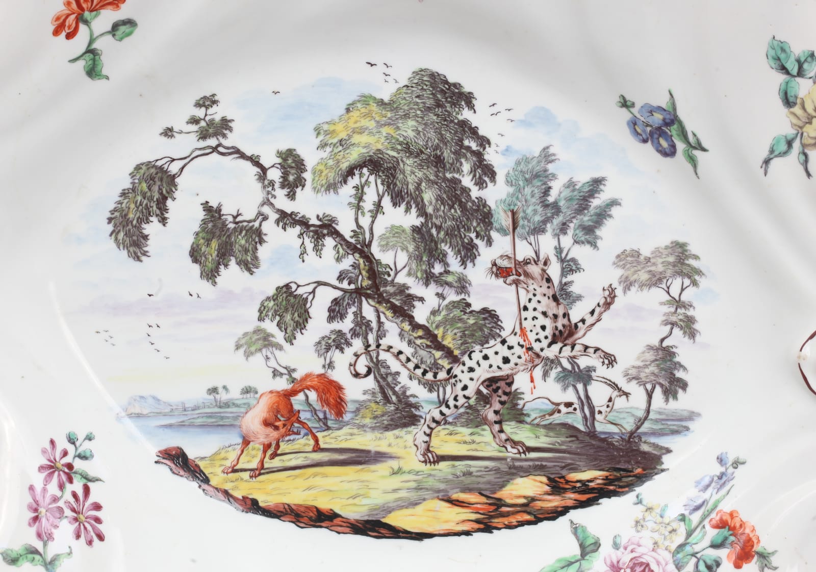 A very large and Important Chelsea Porcelain Silver Shaped Dish, Circa 1752