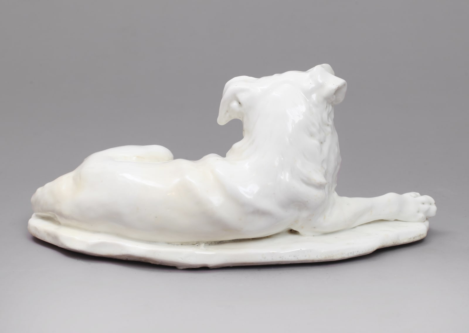 The Important Pair of Chelsea Porcelain Models of Hogarth’s Dog Trump, after the Model by Louis- Francois Roubiliac Of the Incised Triangle Period, Circa 1747-50