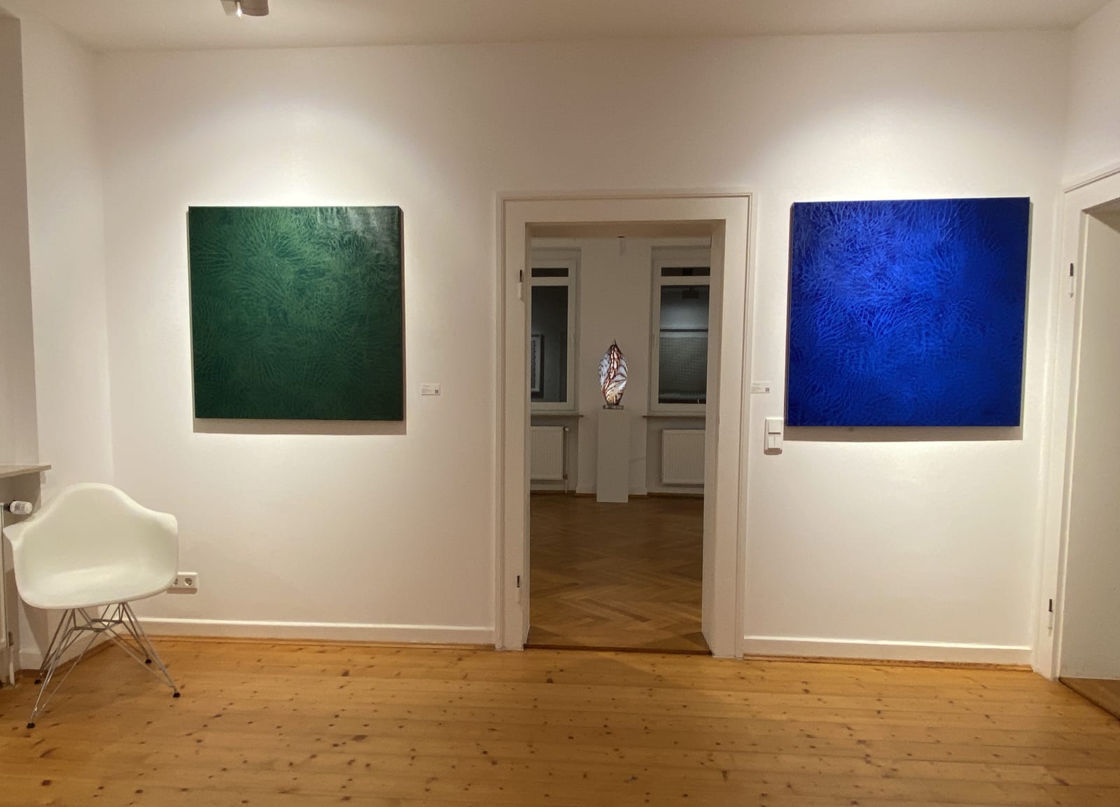 Samanta Malavasi, Mono 5 (Blue), Mono 7 (Green), 2024