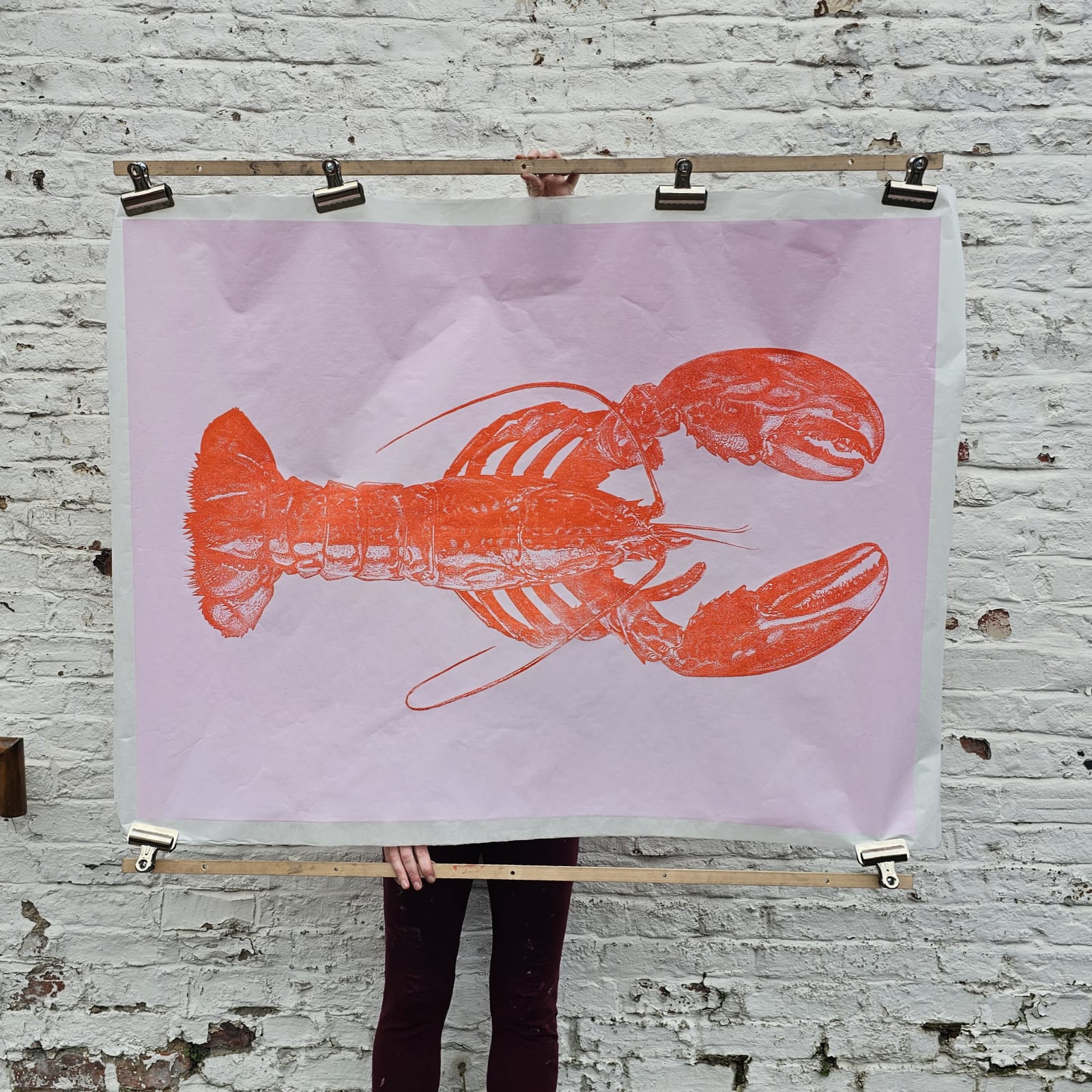 Orange Lobster , 2024