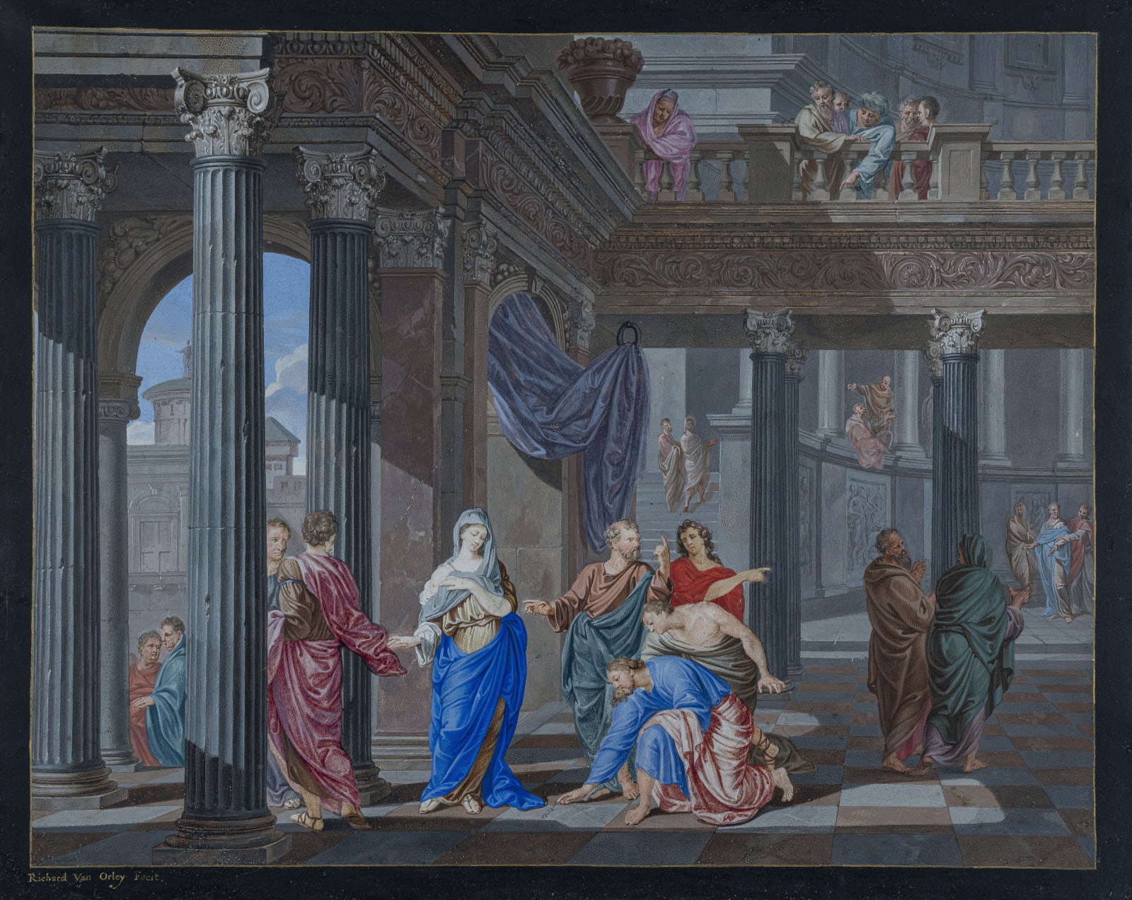 Richard van ORLEY, Jésus et la femme adultère