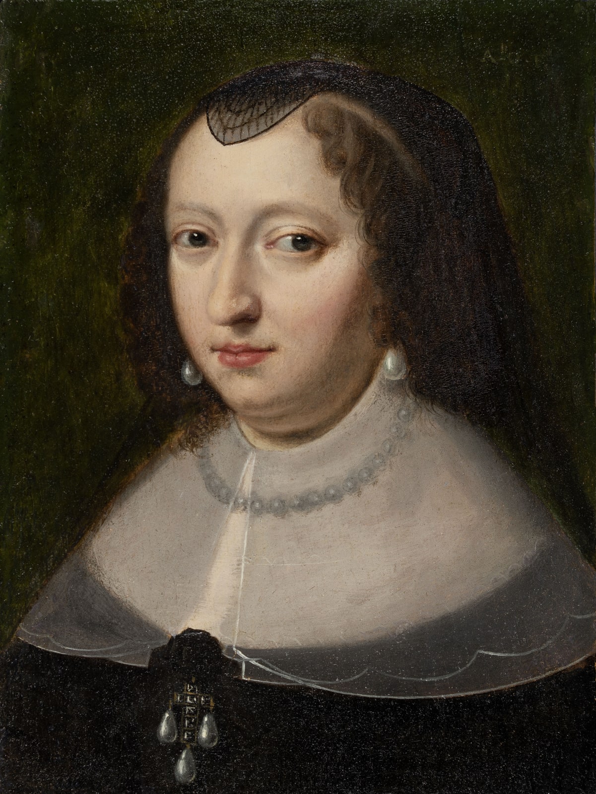 Augustin QUESNEL, Portrait d'Anne d'Autriche