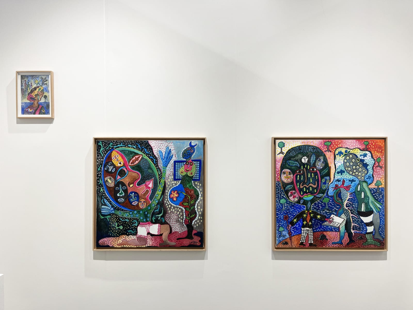 Paintings by Hervé Yamguen. AFIKARIS. Art Genève 2025
