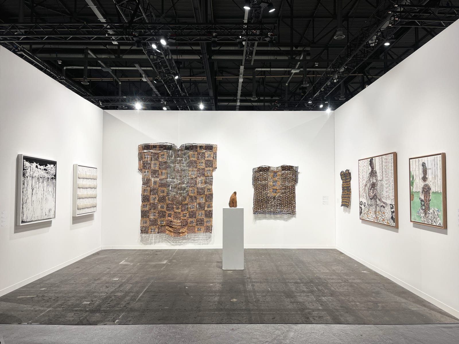 Group show of Mouhcine Rahaoui, Salifou Lindou and Ozioma Onuzulike at Art Genève. AFIKARIS Gallery, Paris
