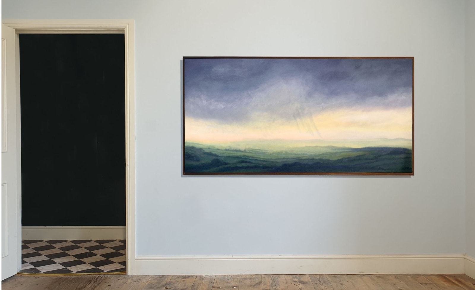 Kit Glaisyer, Proposal: Storms over Eggardon Hill 6x3 foot v.2