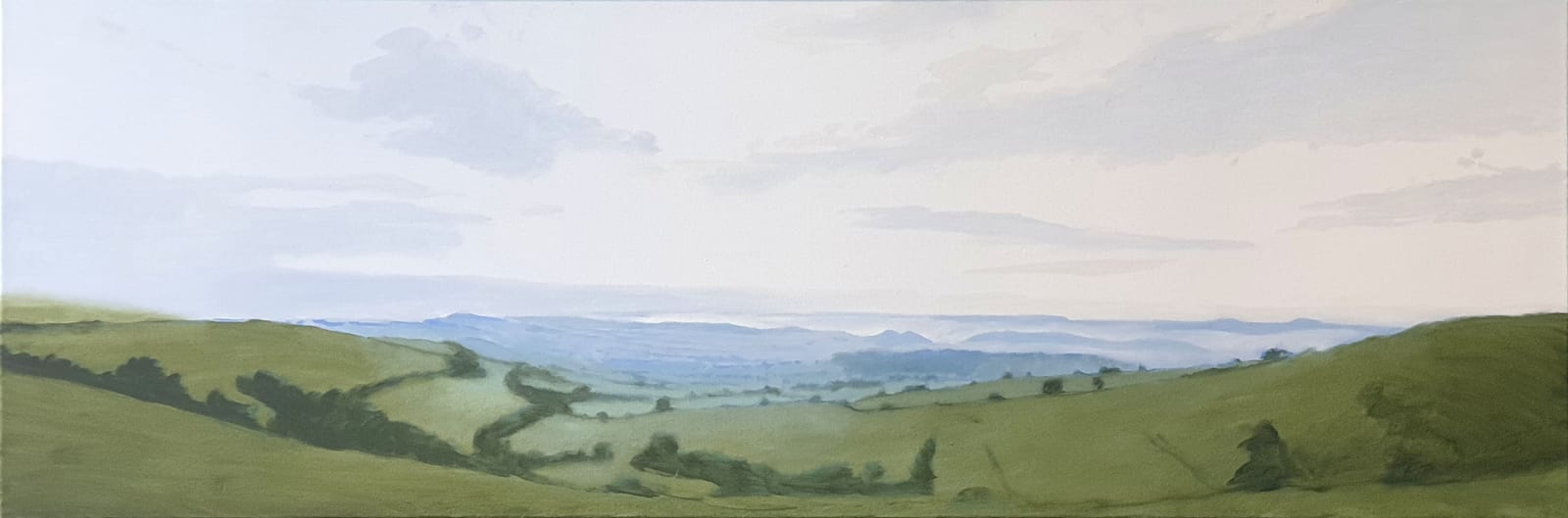 Kit Glaisyer, Gentle blue evening on Eggardon Hill