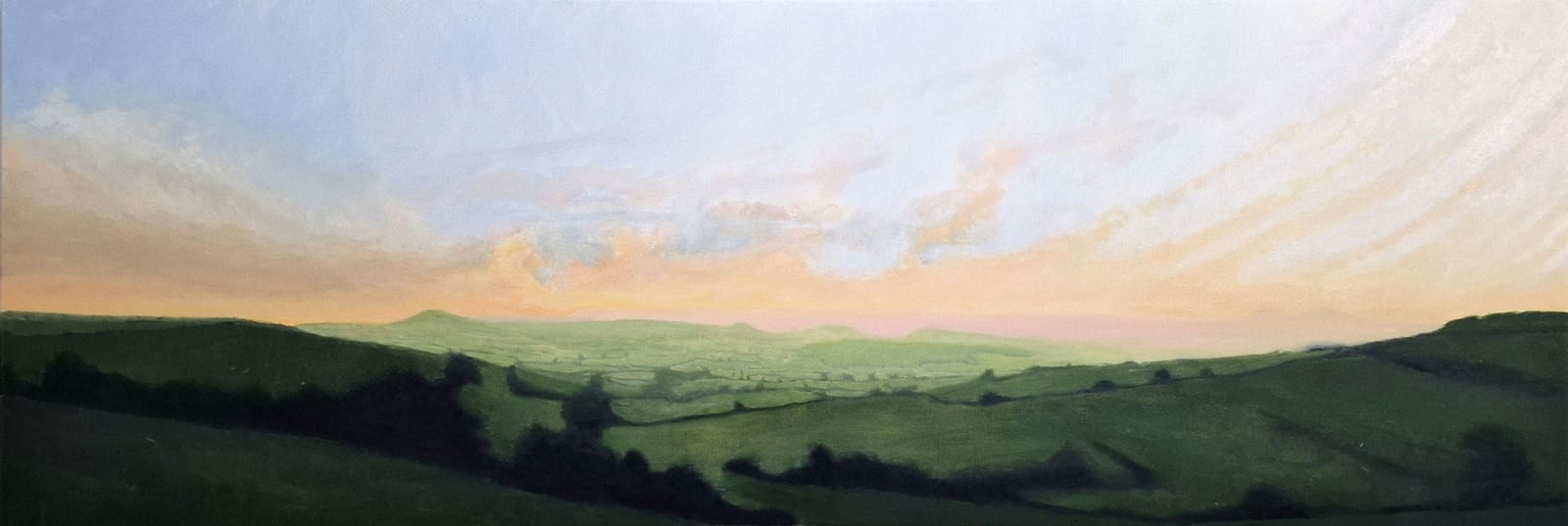 Kit Glaisyer, Eggardon Pink Horizon 180x60cm