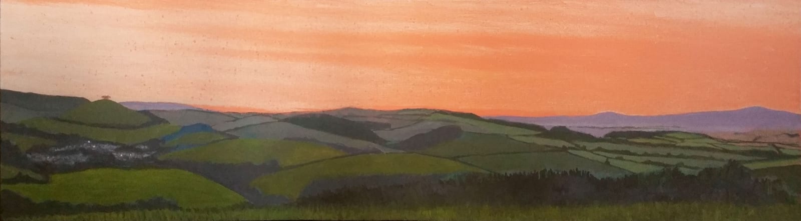 Kit Glaisyer, Orange Colmers Hill Sunset
