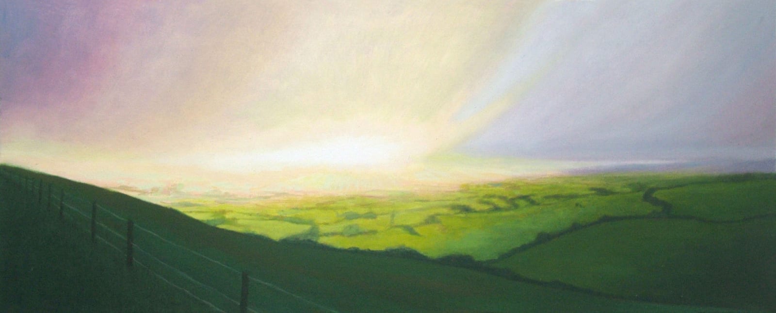 Kit Glaisyer, Misty view from Eggardon Hill