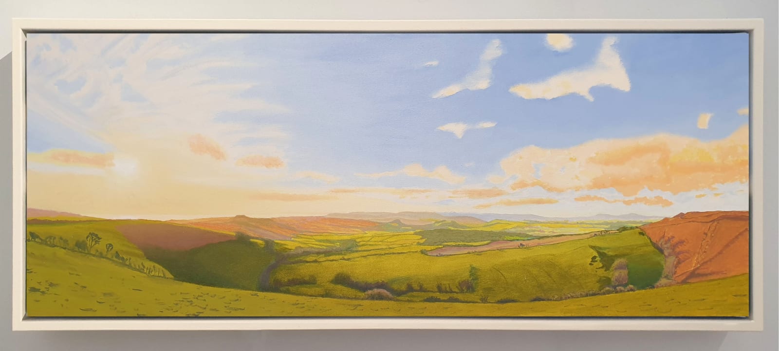 Kit Glaisyer, A January evening on Eggardon Hill, West Dorset