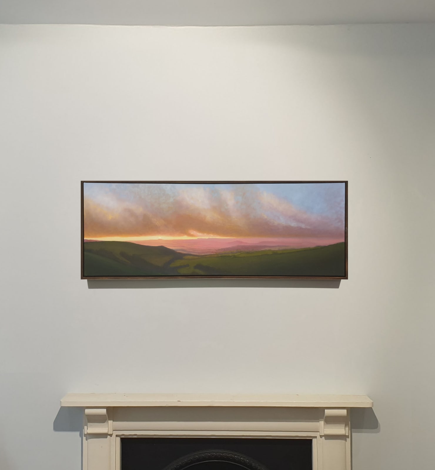 Kit Glaisyer, Golden Clouds above Eggardon Hill, West Dorset