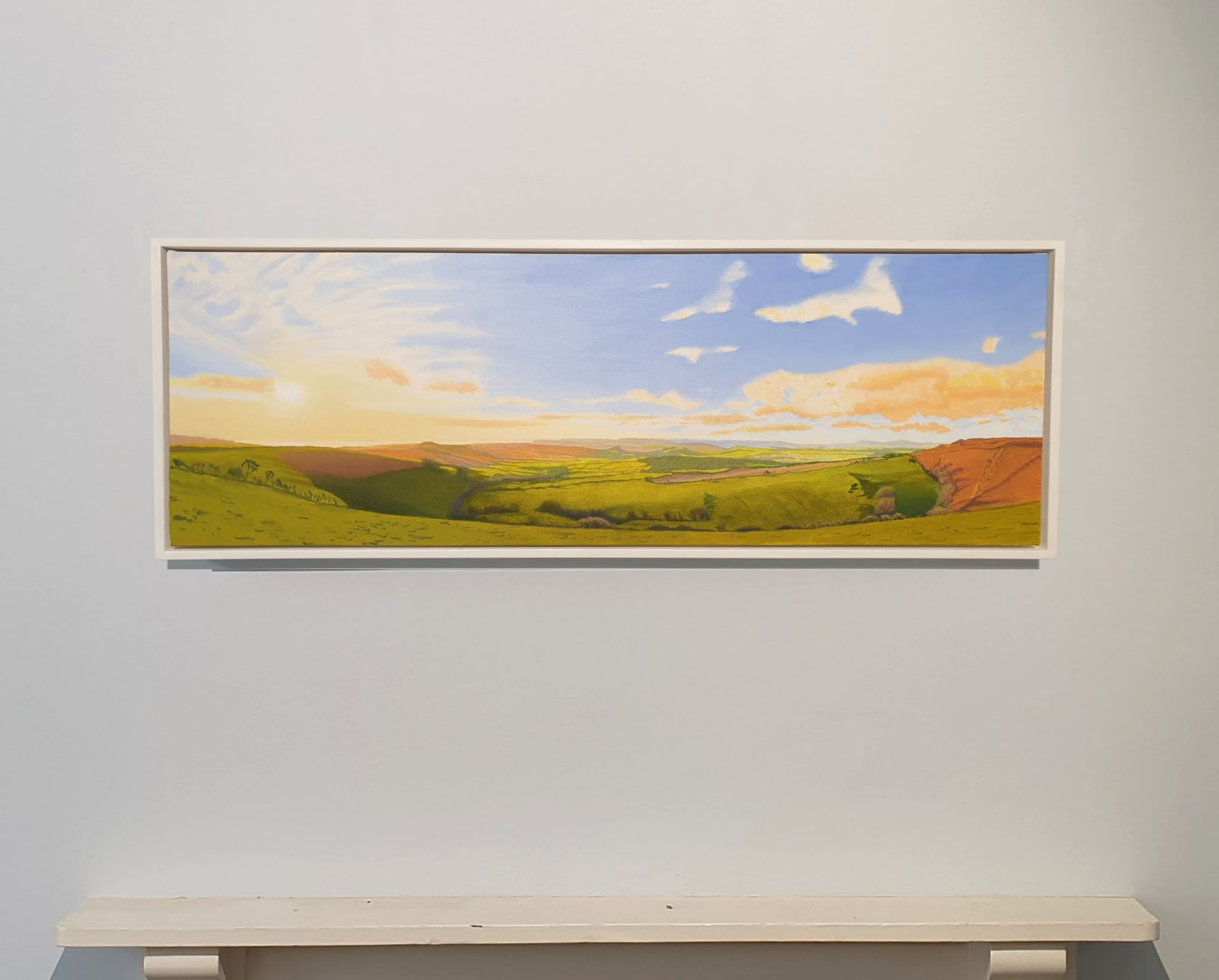 Kit Glaisyer, A January evening on Eggardon Hill, West Dorset