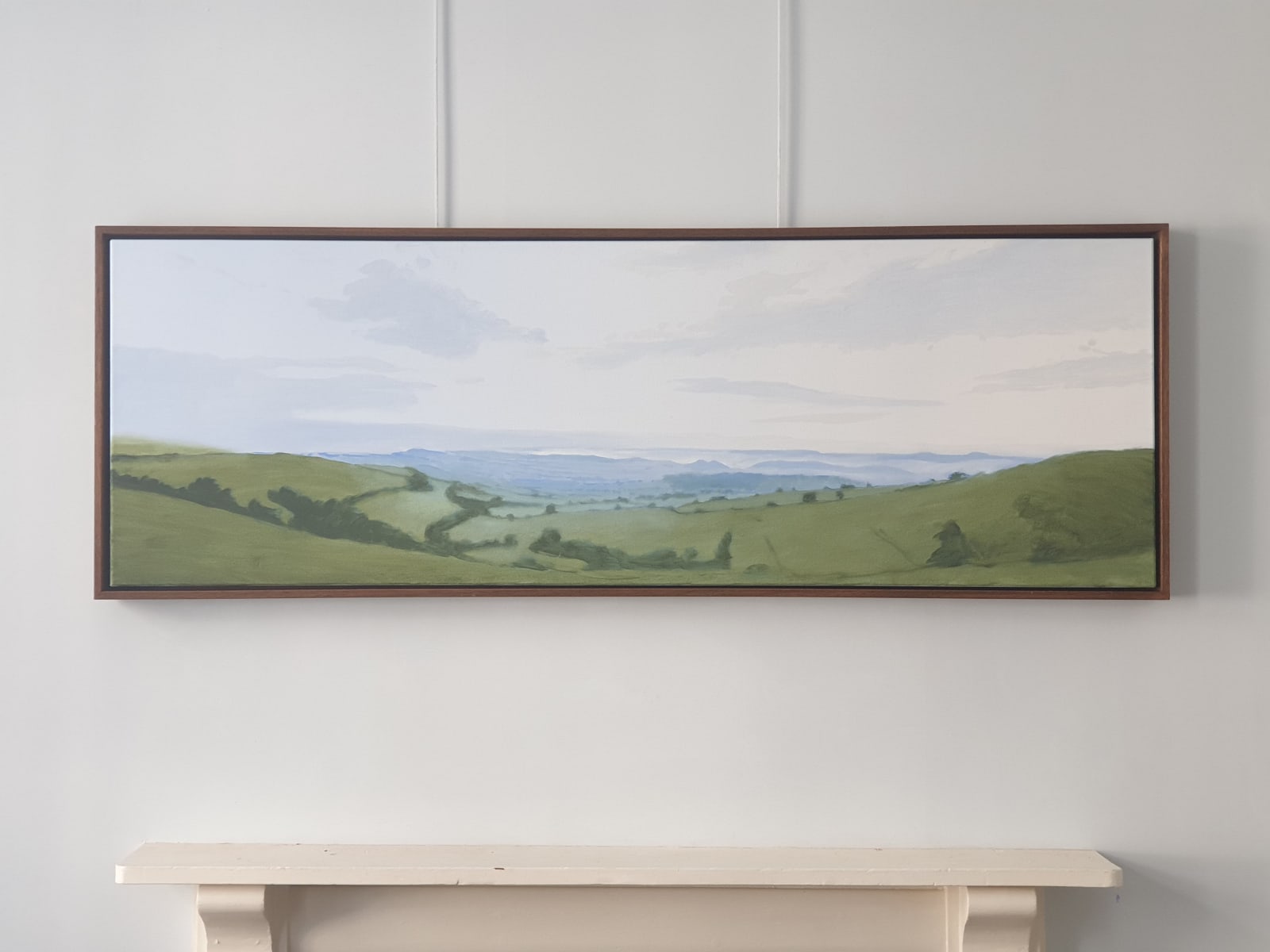 Kit Glaisyer, Gentle blue evening on Eggardon Hill