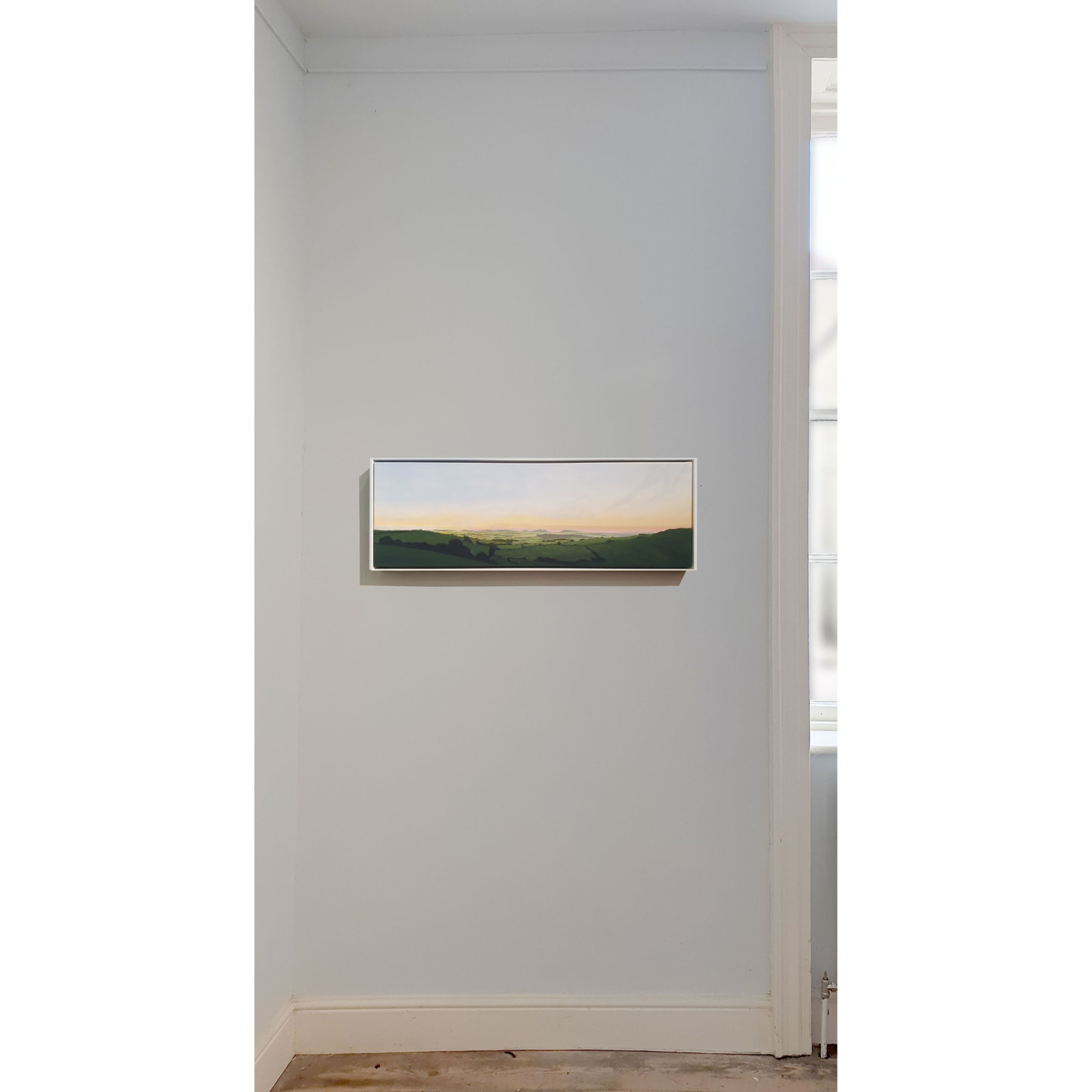 Kit Glaisyer, Gentle mid-summer's evening on Eggardon Hill 90x30cm