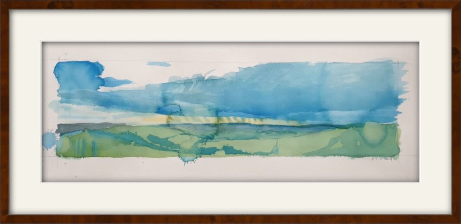 Kit Glaisyer, Blue Clouds over Eggardon Hill, 2023
