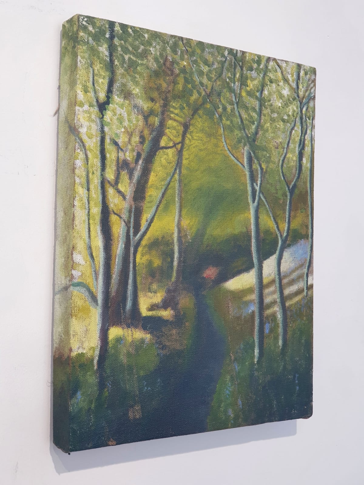 Kit Glaisyer, Lewesdon Bluebell Path 40x30