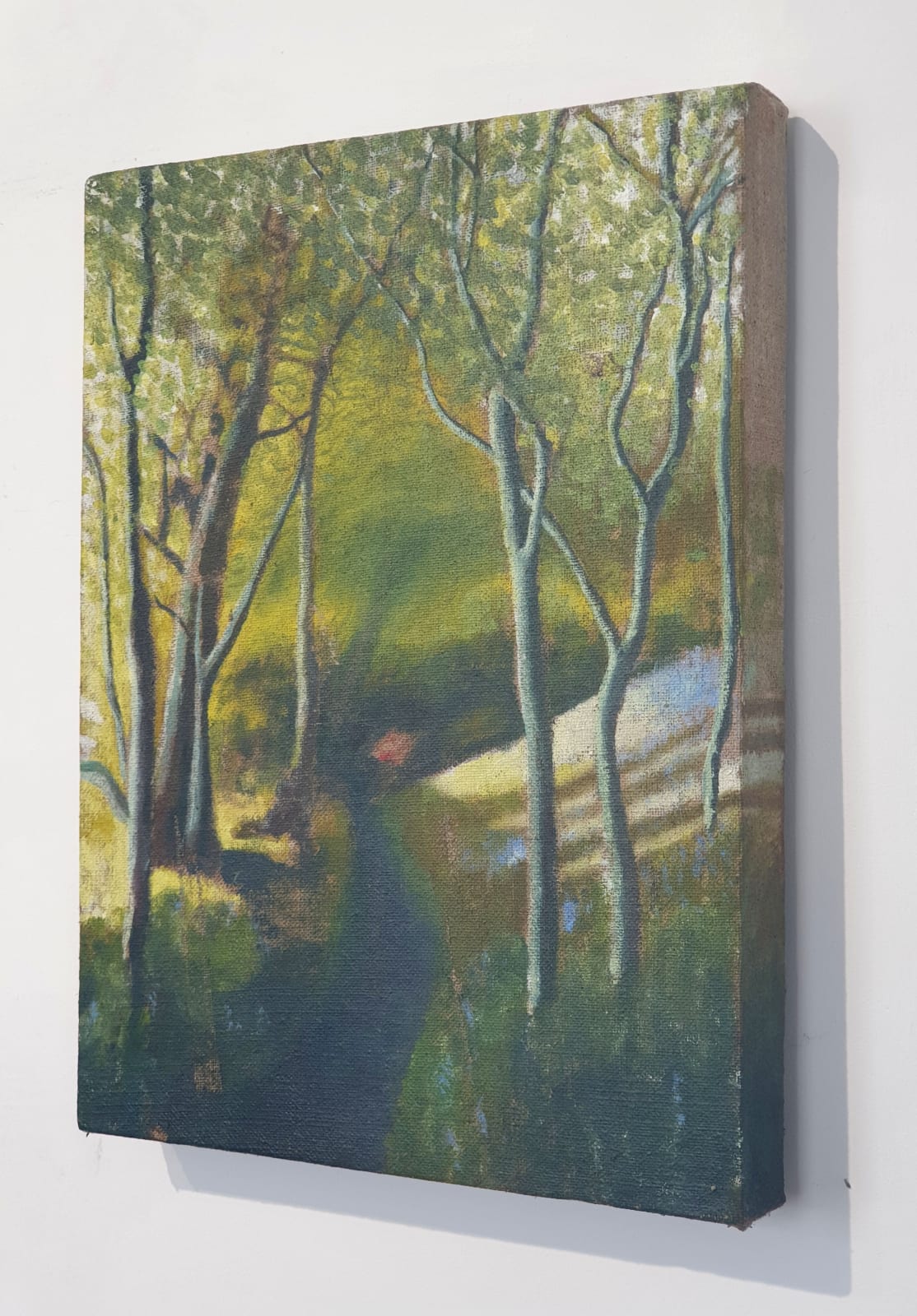 Kit Glaisyer, Lewesdon Bluebell Path 40x30
