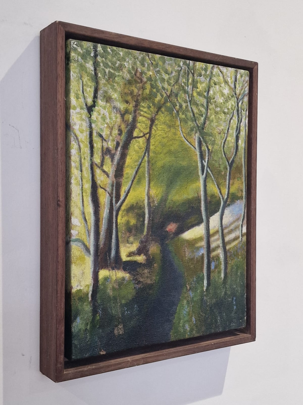 Kit Glaisyer, Lewesdon Bluebell Path 40x30