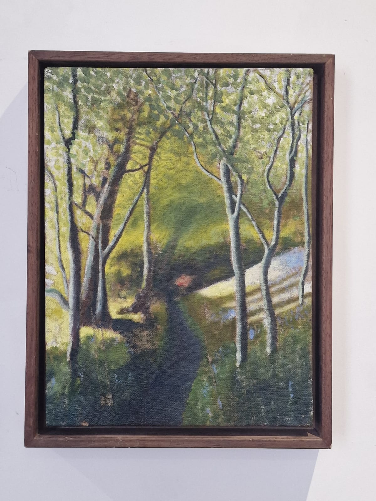 Kit Glaisyer, Lewesdon Bluebell Path 40x30