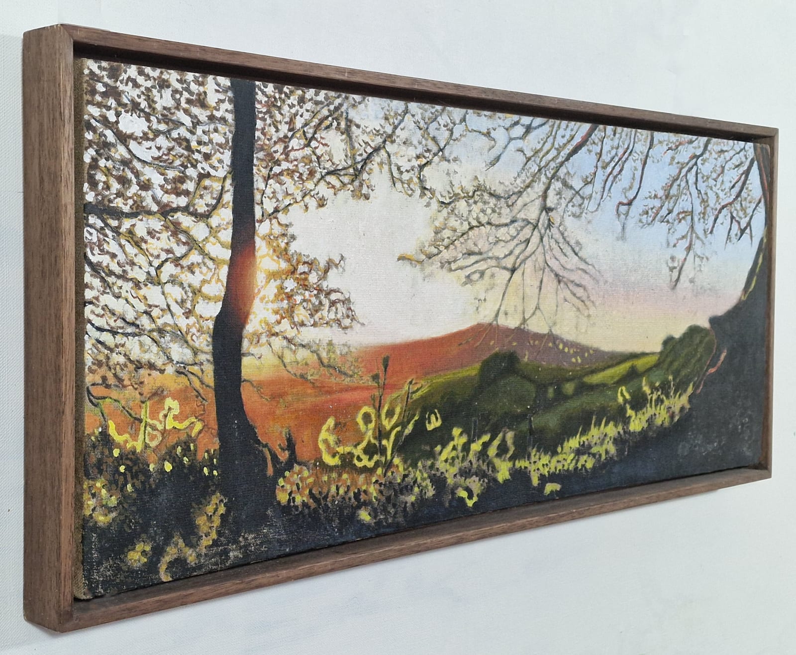 Kit Glaisyer, Three Lewesdon Hill Views, each 100x40cm