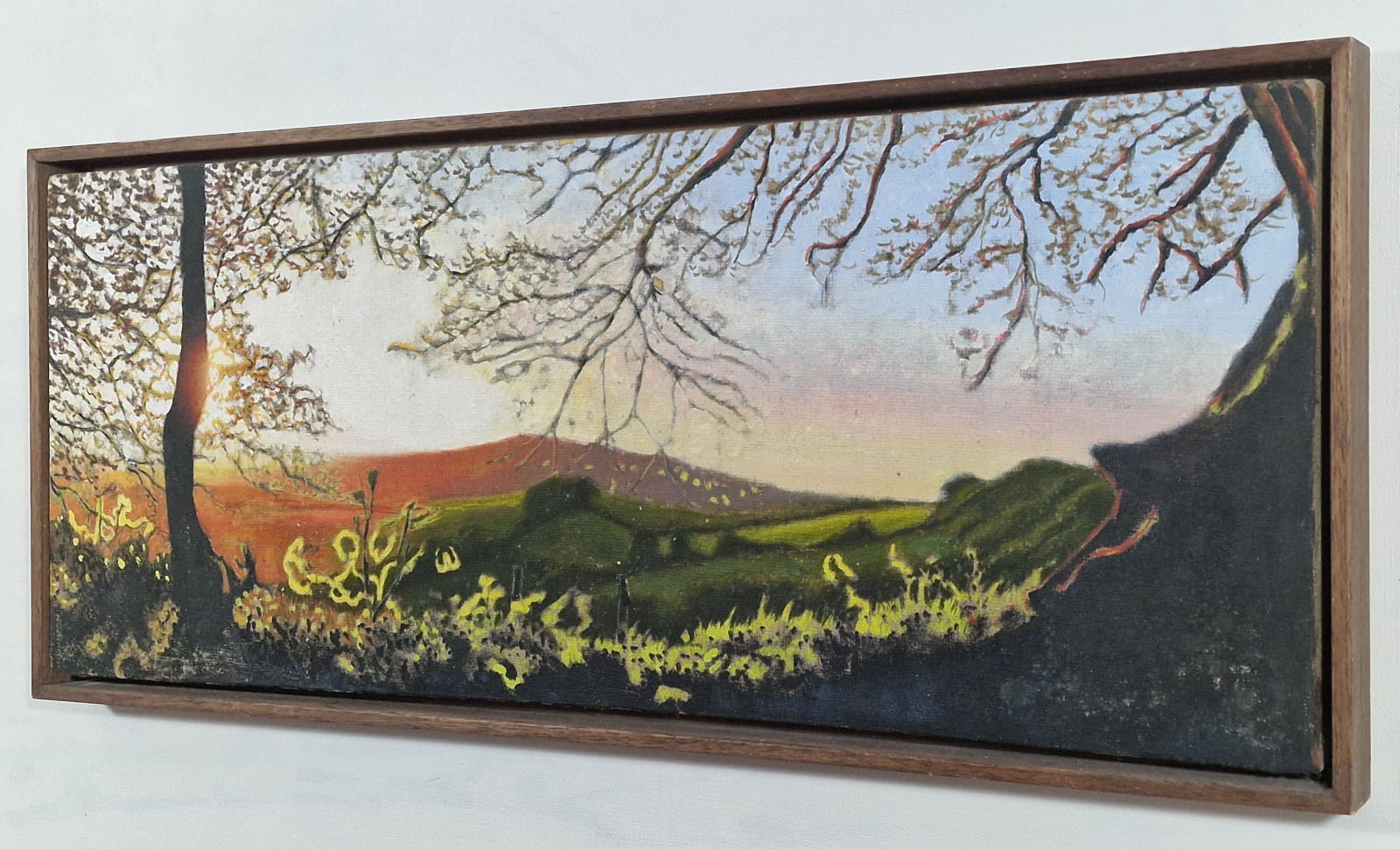 Kit Glaisyer, Three Lewesdon Hill Views, each 100x40cm