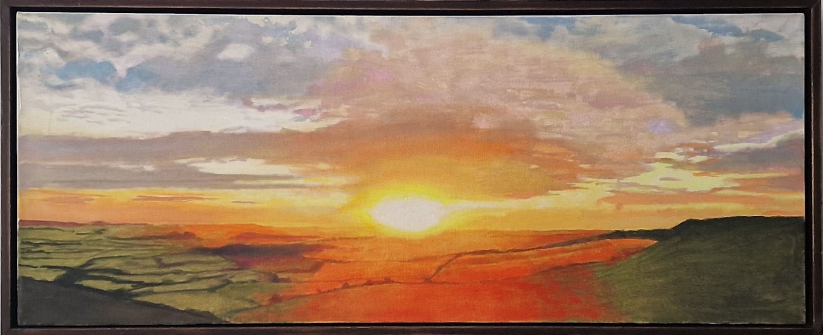 Kit Glaisyer, Glowing sun above Eggardon Hill