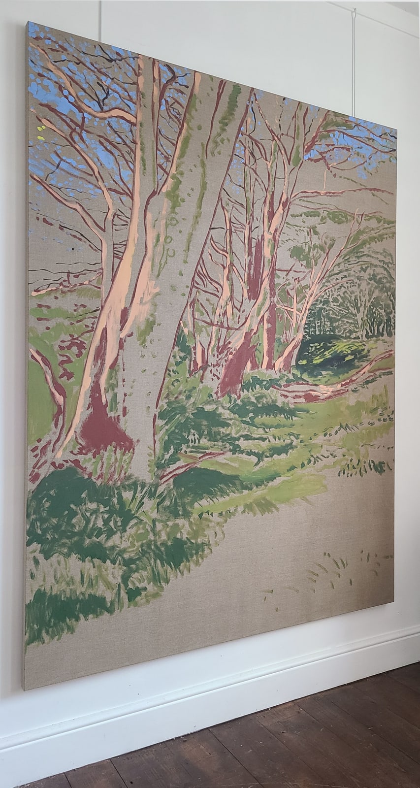 Kit Glaisyer, The Path up Lewesdon Tree 200 x 150 cm