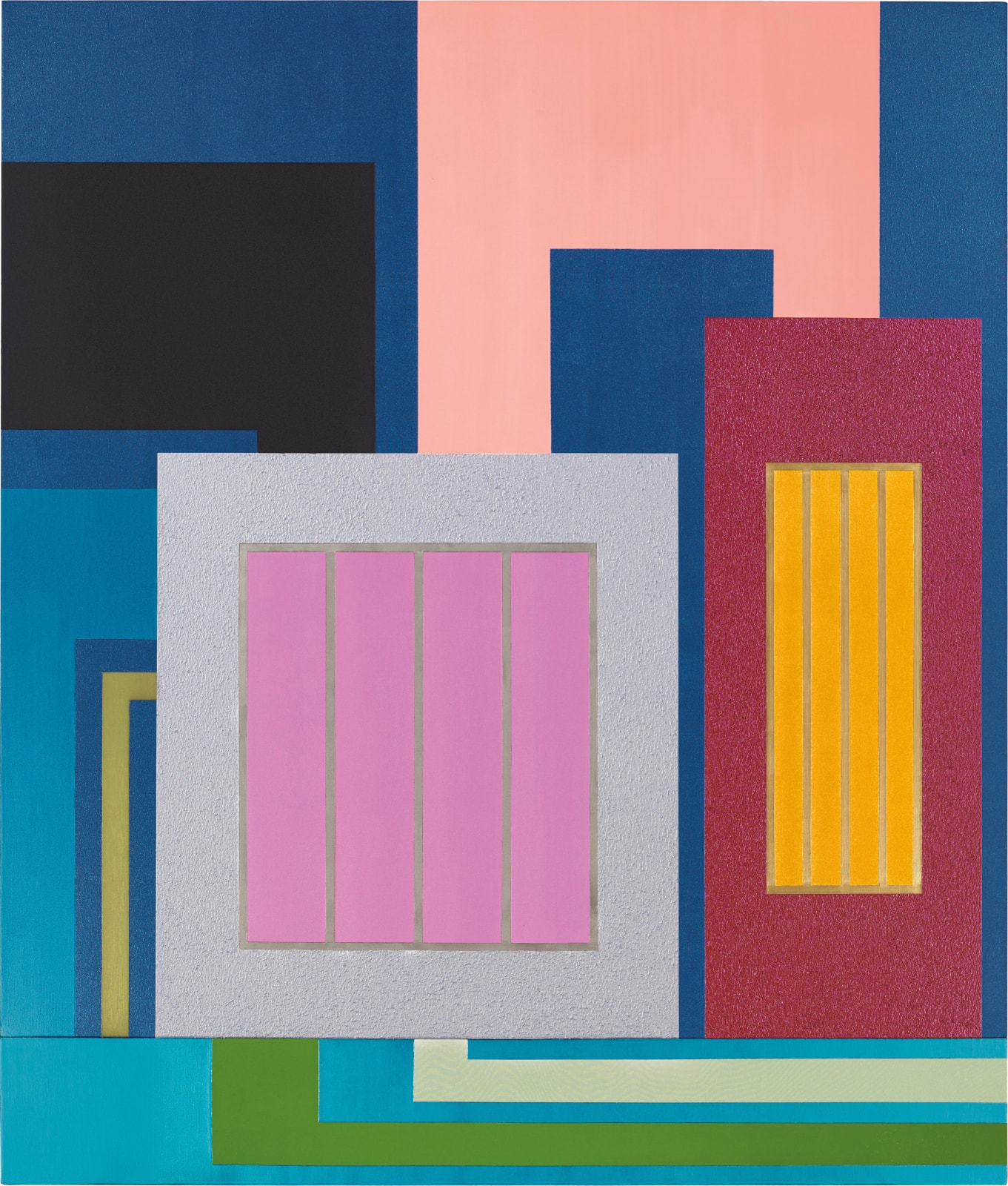 Peter Halley, The Negotiator, 1998