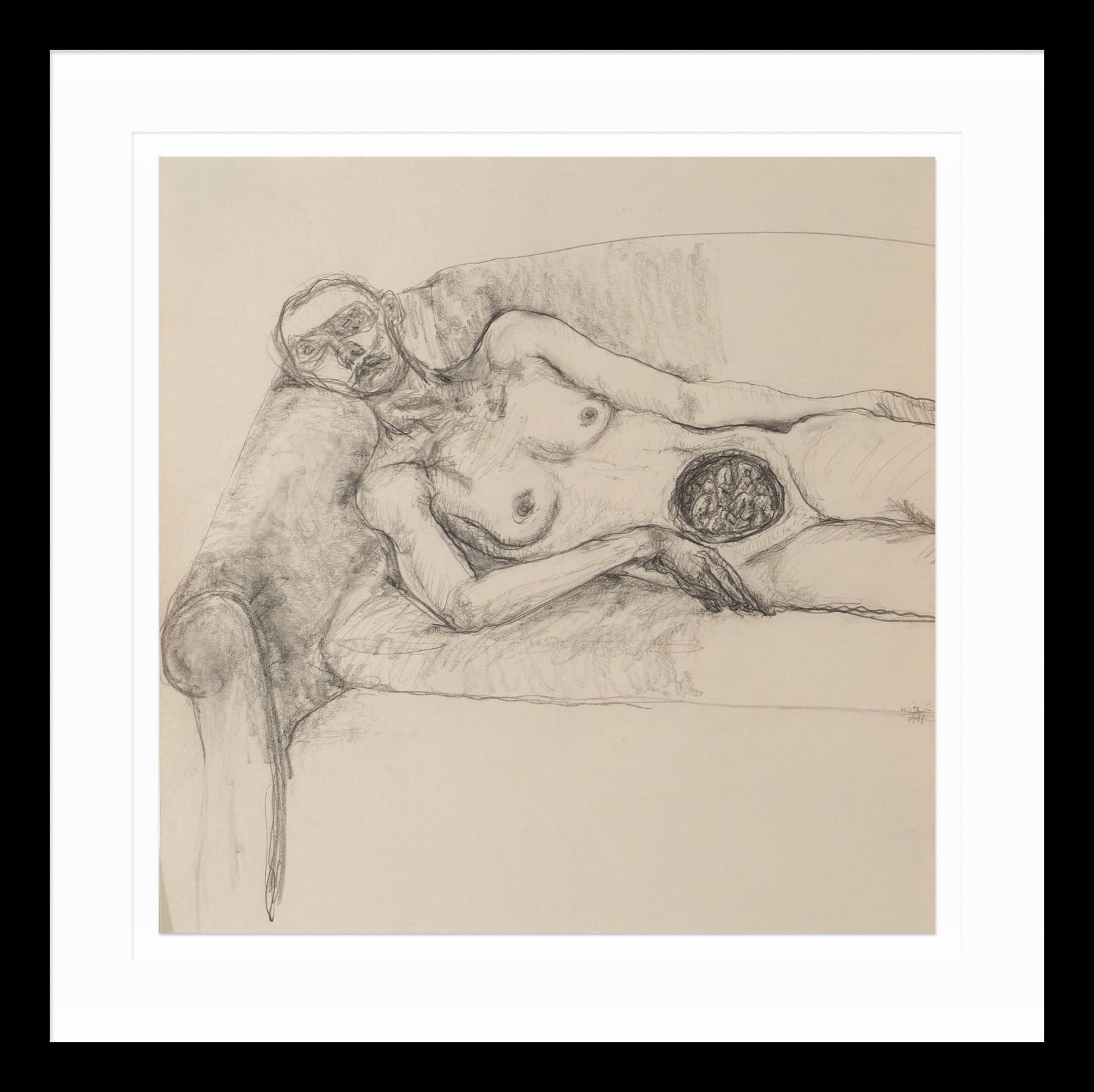 Joel-Peter Witkin, Woman on a Couch, 1998