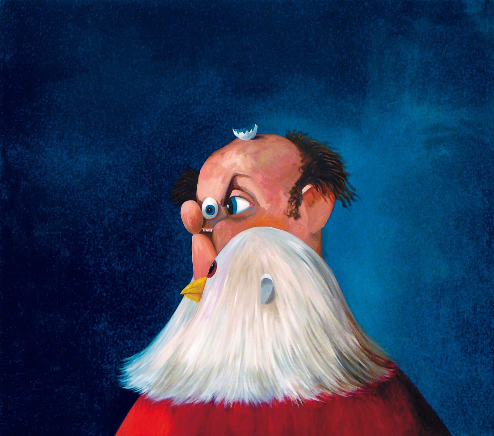 George Condo, The bird brain of Alcatraz, 2008