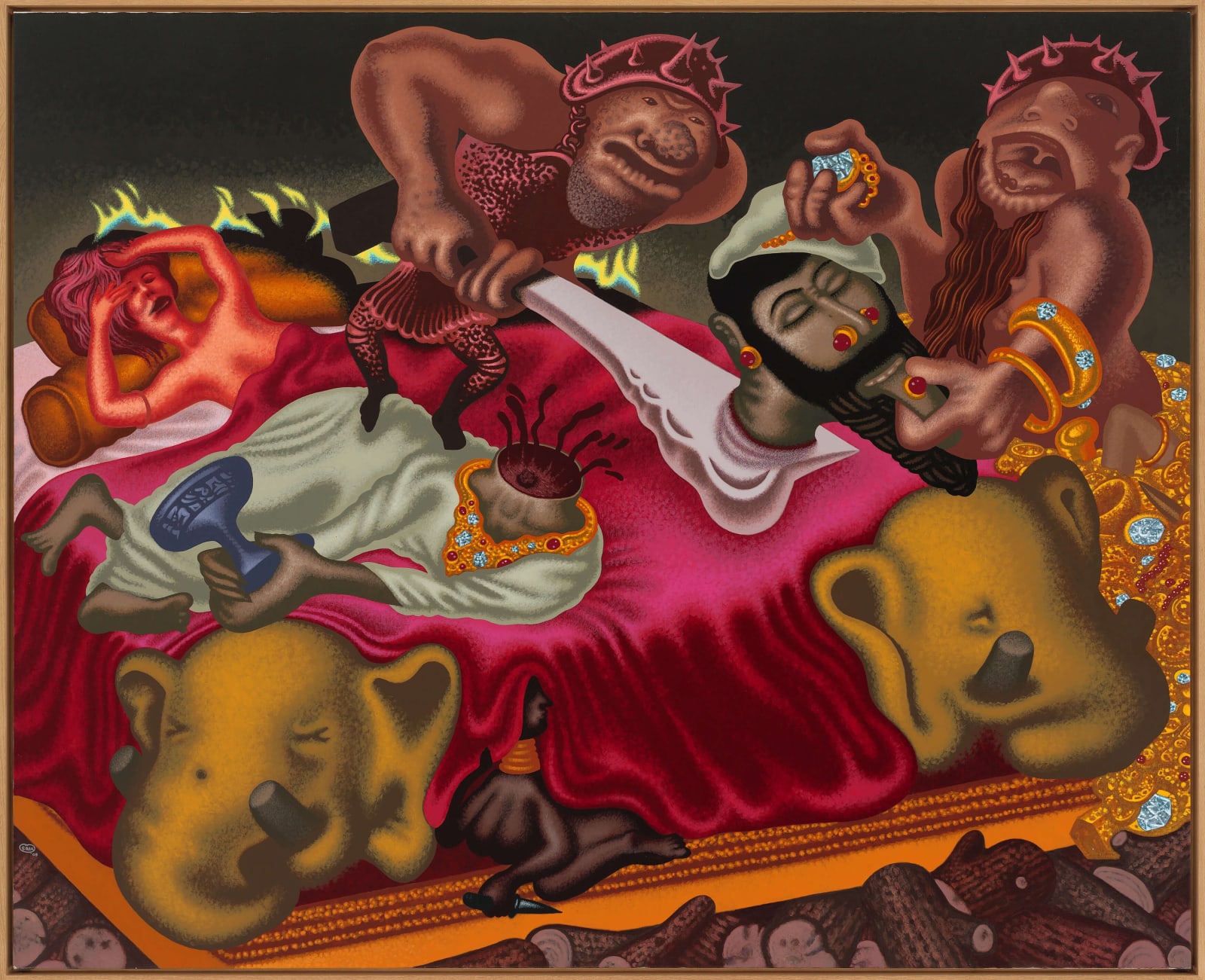 Peter Saul, Sardanapalus, 2005