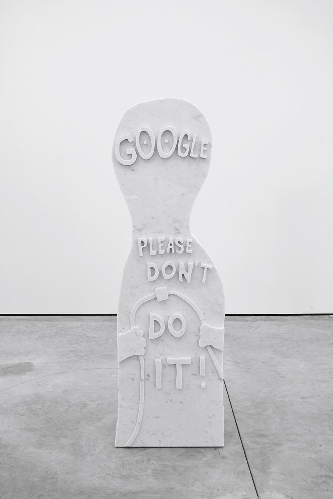 Olaf Breuning, Untitled (Google Please Don't Do It), 2013