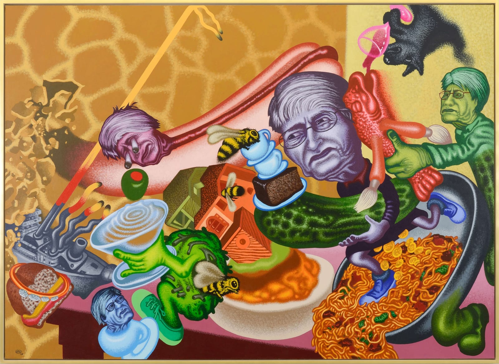 Peter Saul, Bad Restaurant, 2008