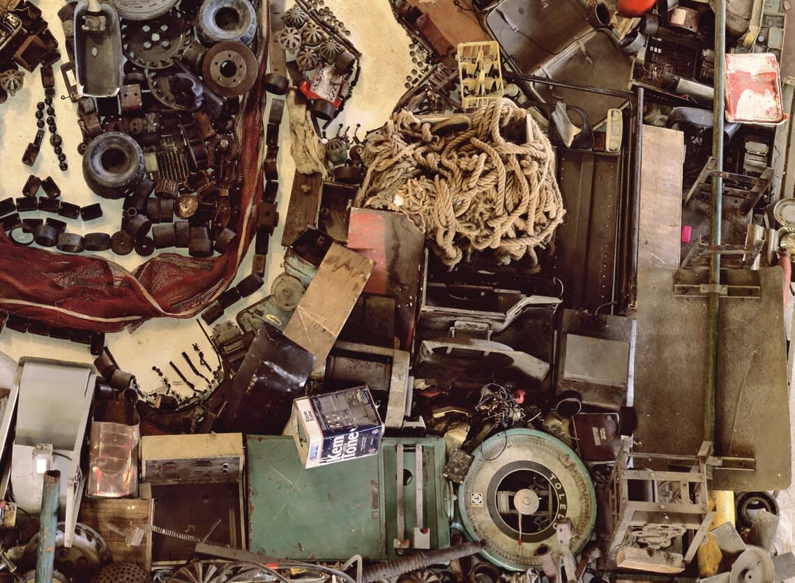 Vik Muniz, Medea about to kill her children, after Eugene Delacroix, 2007