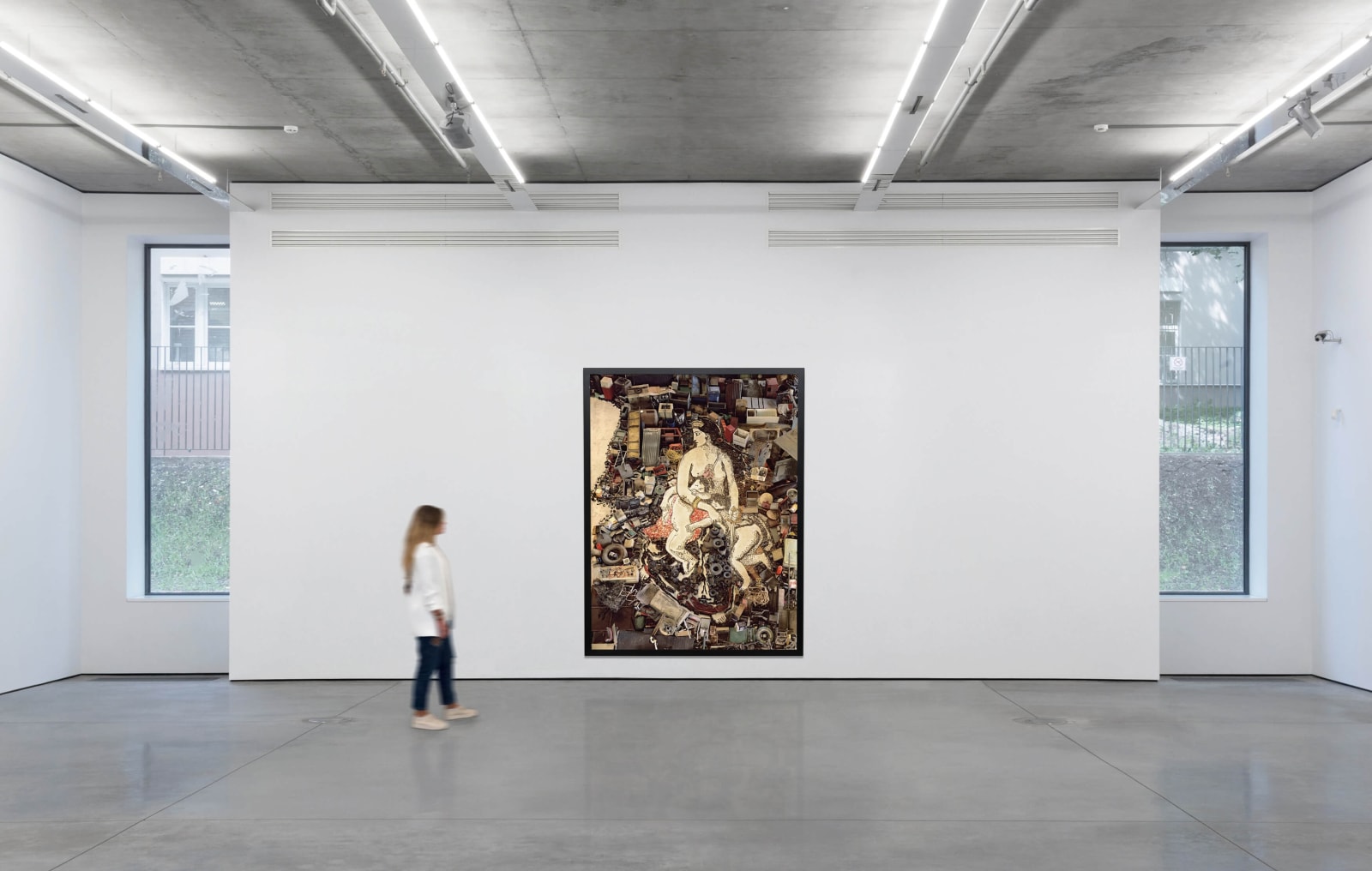 Vik Muniz, Medea about to kill her children, after Eugene Delacroix, 2007