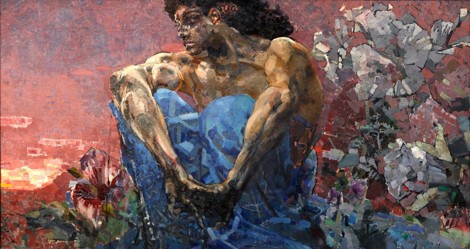 Vik Muniz, Demon, after Vrubel, 2007