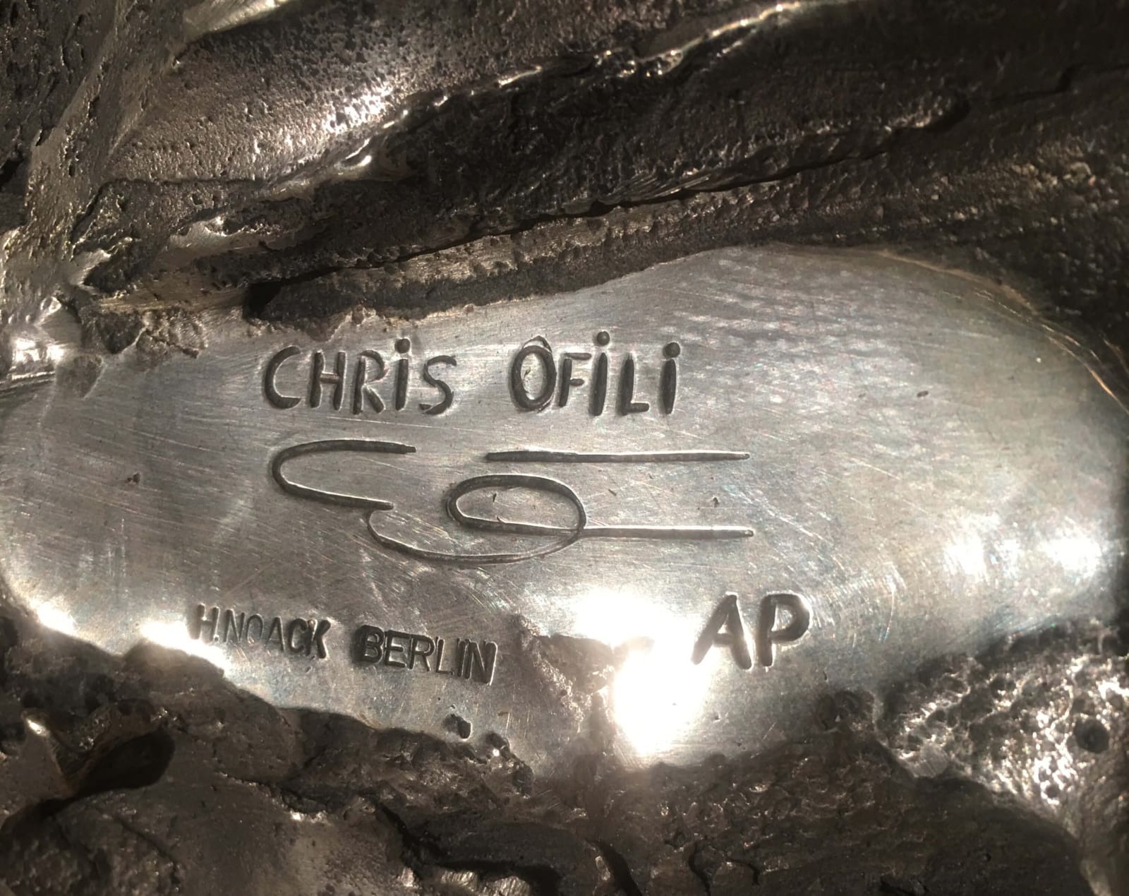 Chris Ofili, Silver Moon, 2005